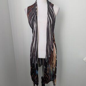 Dor Dor Coture Sleeveless 100% Viscose Duster, Small